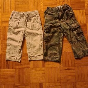 2 pairs of toddler boy pants Gap and TCP